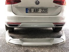 VW Passat B8 Rline Bodykit Seti Ön Tampon Difüzör Marşpiyel, 2015 2018 Uyumlu
