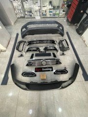 VW Passat B8 Rline Bodykit Seti Ön Tampon Difüzör Marşpiyel, 2015 2018 Uyumlu