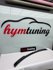 AUDİ A8 D3 RS8 SPOYLER 2005 - 2009 PARLAK SİYAH A8 BAGAJ ÜSTÜ SPOiLER
