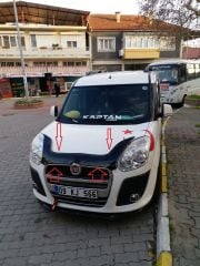 doblo 2010 2015 arası kaput rüzgarlığı koruyucu