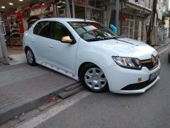 Renault Symbol Marşpiyel Takımı Boyasız, ABS Plastik, 2013 Sonrası, Sağ Sol Yan Etekler