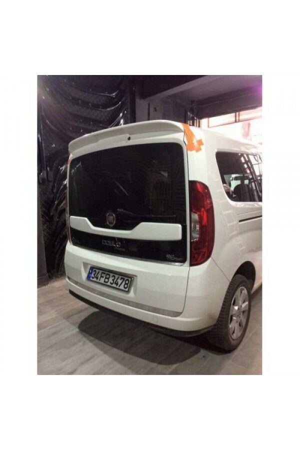 fiat doblo 2009 sonrası beyaz boyalı spoiler