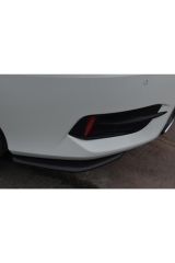 Honda Civic Sedan FC5 Kasa Arka Tampon Altı Flap Seti 2016 2019, Sağ Sol Takım Siyah Renk