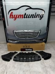 Mercedes W222 S Serisi Maybach ön tampon panjur seti 2013-2020 uyumlu boyasız