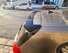 BMW 1 SERİSİ E87 Spoiler ABS Plastik 2004 2011 arası Uyumlu parlak siyah e87 spoyler