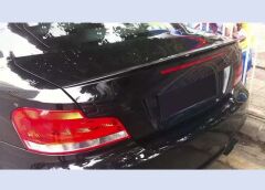 BMW 1 SERİSİ E82 M PERFORMANS SPOYLER 2007 2013 PARLAK SİYAH SPOİLER ABS PLASTİK
