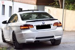 BMW 3.20 Coupe E92 M3 Yarasa Spoyler Parlak Siyah, Piano Black Boyalı, Votex Style Batman Spoiler