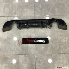 BMW E92 Difüzör M Teknik Uyumlu Sağ Sol Tekli Çıkış, ABS Plastik Parlak Siyah