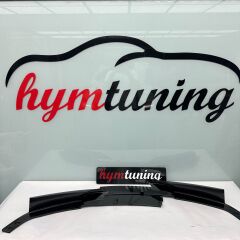 BMW 1 SERİSİ F20 ÖN LİP + FLAP SETİ  İTHAL ÜRÜN ABS PLASTİK 2011 2012 2013 2014 Uyumlu,4 Parça
