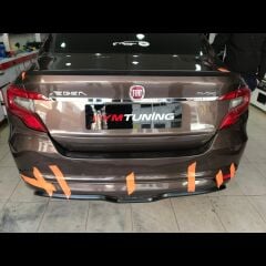 Fiat Egea Sedan Arka Etek Tampon Eki, Boyasız, ABS Plastik, Sedan Uyumlu