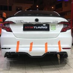 Fiat Egea Sedan Arka Etek Tampon Eki, Boyasız, ABS Plastik, Sedan Uyumlu