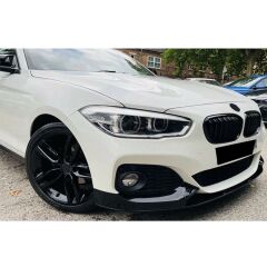 BMW 1 serisi F20 Lip + Flap Piano Black İthal ABS Plastik, 2015 2018 Makyajlı Kasa Uyumlu