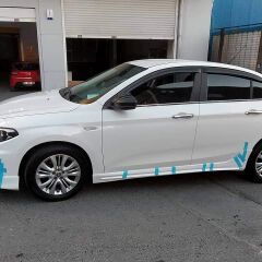 Fiat Egea Marşpiyel Takımı Sağ Sol Set, Boyasız, ABS Plastik