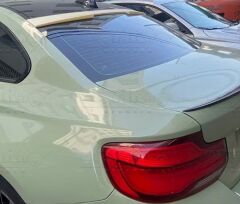 BMW 2 SERİSİ F22 M2 CAM ÜSTÜ YARASA SPOYLER 2014 2020 F22 SPOİLER PARLAK SİYAH