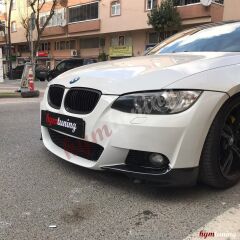 BMW E92 Tampon Ön Flap Seti M Performance Piano Black, 2007-2009