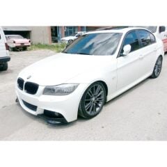 BMW E90 LCI Tampon Ön Flap M Technic St.Parlak Siyah Set, 2008 2011