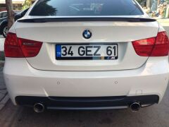 BMW E90 Performance Spoyler, Piano Black Boyalı, Parlak Siyah