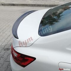 Renault Megane 4 Sedan Spoyler, BOYASIZ HAM FİBER, 2016+, Arka Bagaj Üstü Çıta