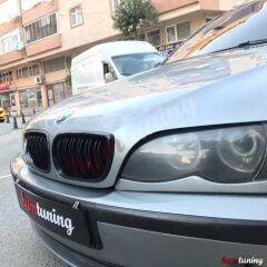 BMW 3 SERİSİ E46 LCİ SEDAN M3 BÖBREK 2002 2003 2004 2005 UYUMLU E46 PANJUR PARLAK SİYAH