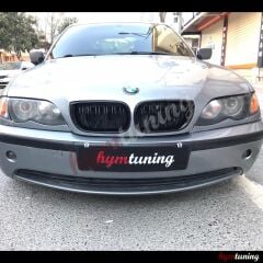 BMW 3 SERİSİ E46 LCİ SEDAN M3 BÖBREK 2002 2003 2004 2005 UYUMLU E46 PANJUR PARLAK SİYAH