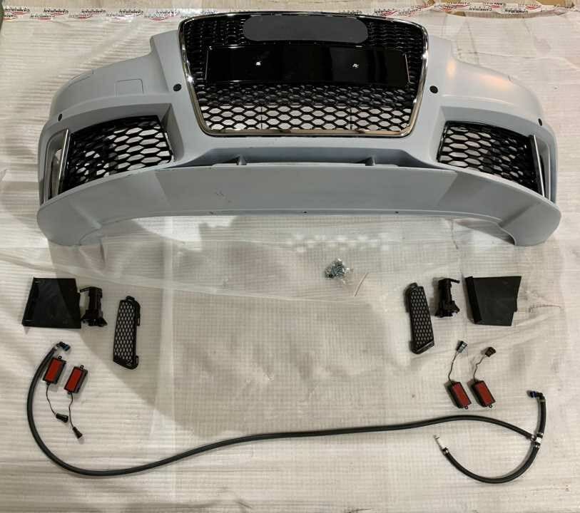 Audi A6 RS6 Ön TAMPON SETİ + PANJUR 2009 2011, BOYASIZ, 1. Sınıf İTHAL