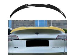 TESLA MODEL Y SPOYLER  YARASA MODEL 2020 - 2024 BAGAJ ÜSTÜ SPOİLER PARLAK SİYAH