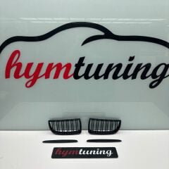 BMW 3 SERİSİ E90 M3 PANJUR IZGARA 2005 2008 UYUMLU E90 BÖBREK Piano Black