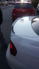 BMW 3 SERİSİ E90 İNCE SPOİLER 2005 - 2012 E90 BAGAJ ÇITASI SPOYLER PARLAK SİYAH BOYALI