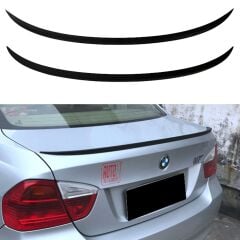 BMW 3 SERİSİ E90 İNCE SPOİLER 2005 - 2012 E90 BAGAJ ÇITASI SPOYLER PARLAK SİYAH BOYALI