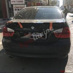 BMW 3 Serisi E90 Yarasa Spoiler 2005 - 2012 uyumlu bagaj çıtası Parlak Siyah ithal ürün
