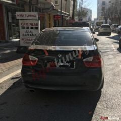 BMW 3 Serisi E90 Yarasa Spoiler 2005 - 2012 uyumlu bagaj çıtası Parlak Siyah ithal ürün