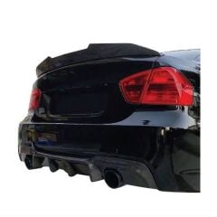 BMW 3 Serisi E90 Psm Spoiler 2005 - 2012 uyumlu bagaj rüzgarlığı spoyler Parlak Siyah