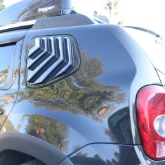 DACİA DUSTER 2009-2017 KELEBEK CAM VİZÖRÜ PARLAK SİYAH