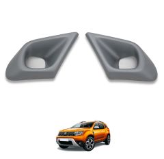Dacia Duster 2 2018 Sis Farı Çerçevesi Seti Gri