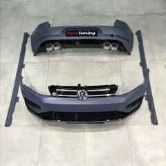 VW Golf 7 7.5 R Bodykit Seti Ön Tampon + Arka Tampon + Marşpiyel İTHAL ÜRÜN