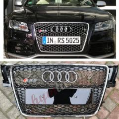 AUDİ A5 PANJUR RS5 PANJUR 2008 2012, KROM ÇERÇEVE Petekli Model A5 Panjur Eski Kasa