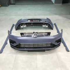 VW Golf 7 7.5 R Bodykit Seti Ön Tampon + Arka Tampon + Marşpiyel İTHAL ÜRÜN