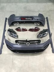 GOLF 7 UYUMLU 7.5 R LİNE DÖNÜŞÜM BODYKİT ÖN TAMPON ARKA TAMPON MARŞPİYEL FAR STOP SET