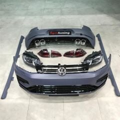 GOLF 7 UYUMLU 7.5 R LİNE DÖNÜŞÜM BODYKİT ÖN TAMPON ARKA TAMPON MARŞPİYEL FAR STOP SET