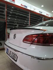 VW Passat CC Spoiler, Piano Black Boyalı, VWCC Bagaj Çıtası Parlak Siyah ABS Plastik 2008 2017