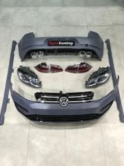 GOLF 7 7.5 R LİNE DÖNÜŞÜM BODYKİT ÖN TAMPON ARKA TAMPON MARŞPİYEL FAR STOP SET