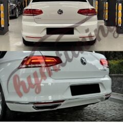 VW Passat B8 Rline Bodykit Seti Ön Tampon Difüzör Marşpiyel 2015 - 2018 UYUMLU