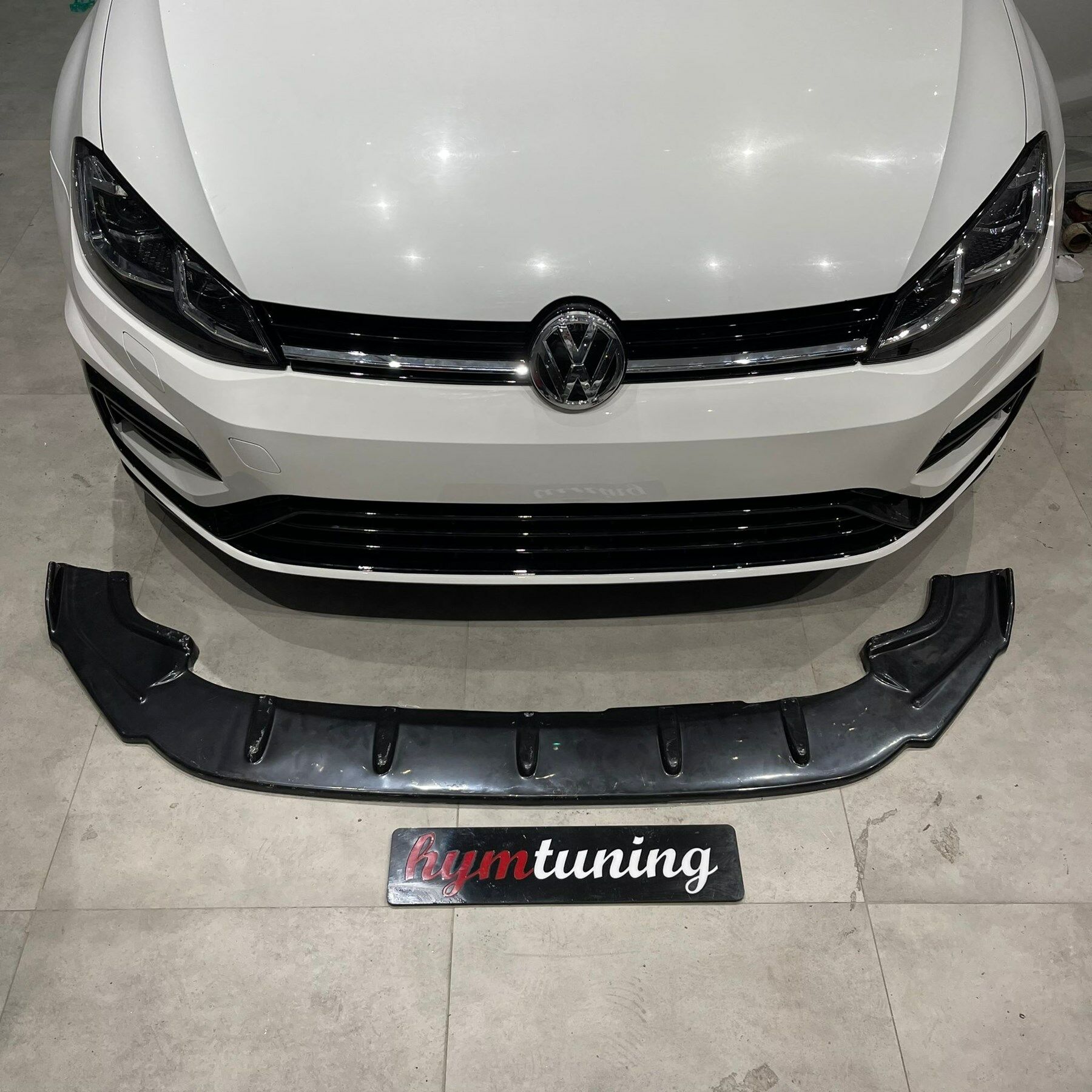 Golf 7.5 r tampon uyumlu Ön lip max dizayn