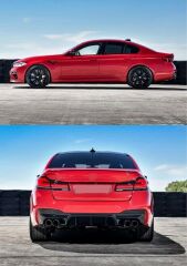 BMW 5 SERISI G30 2021+ LCI M5 BODY KIT + PANJUR