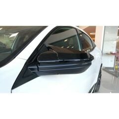 Civic FC5 Yarasa Ayna Kapağı Parlak Siyah Boyalı, İthal Üründür