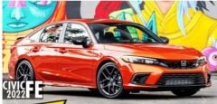 Civic FE Batman Yarasa Ayna Kapağı Piano Black / 2022 Sonrası