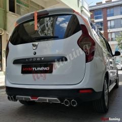 Dacia Lodgy Spoyler, Parlak Siyah, Piano Black Boyalı