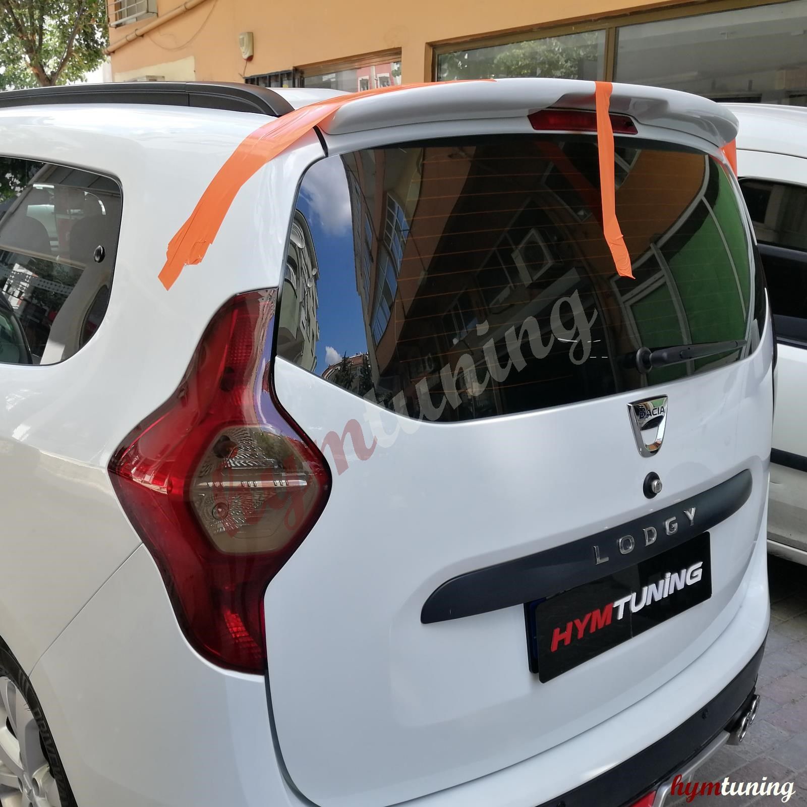 Dacia Lodgy Spoyler, Parlak Siyah, Piano Black Boyalı