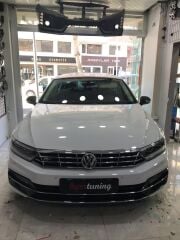 VW Passat B8 Rline Ön Panjur 2015 - 2018 uyumlu Rline Logo dahil