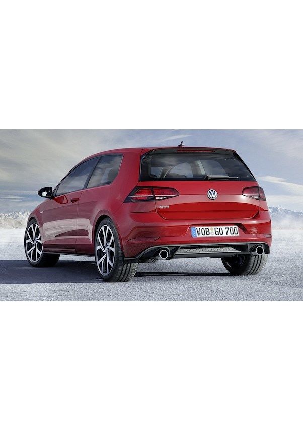 VW Golf 7.5 Gti Difüzör Plastik Mat Siyah 2017-2020